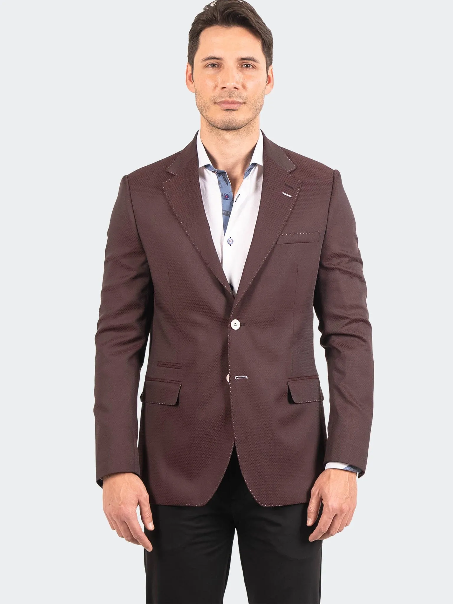 Breathable Outer Shell Non Iron Fabric Tech Blazer Socrate Resistance22 Red