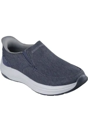Sweat Resistant Comfort Seekers Low Arch Skechers Mens 205356 DECKLAN GULLIVER in Navy