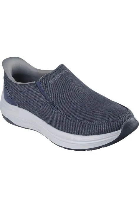 Skechers Mens 205356 DECKLAN GULLIVER in Navy Smart Look
