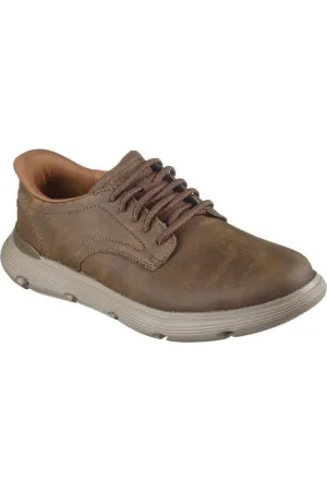 Skechers Mens 205353 GARZA DURAN in Taupe Dual Tone