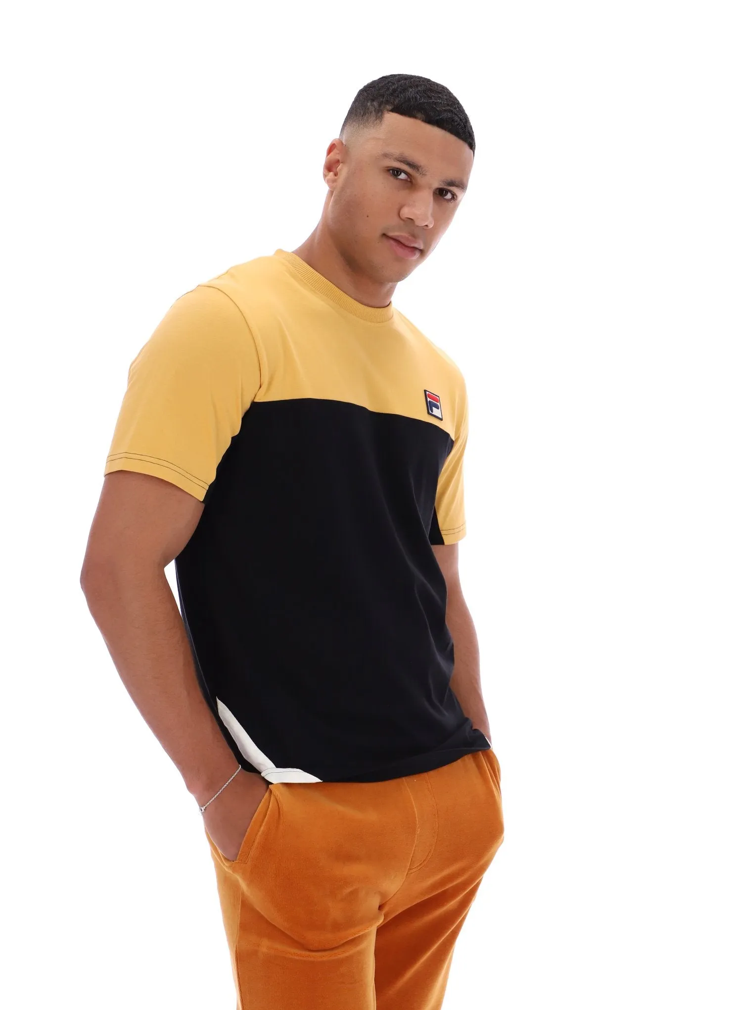 Tiebreaker Tee Colour Block T-Shirt AntiStatic Properties Autumn coziness