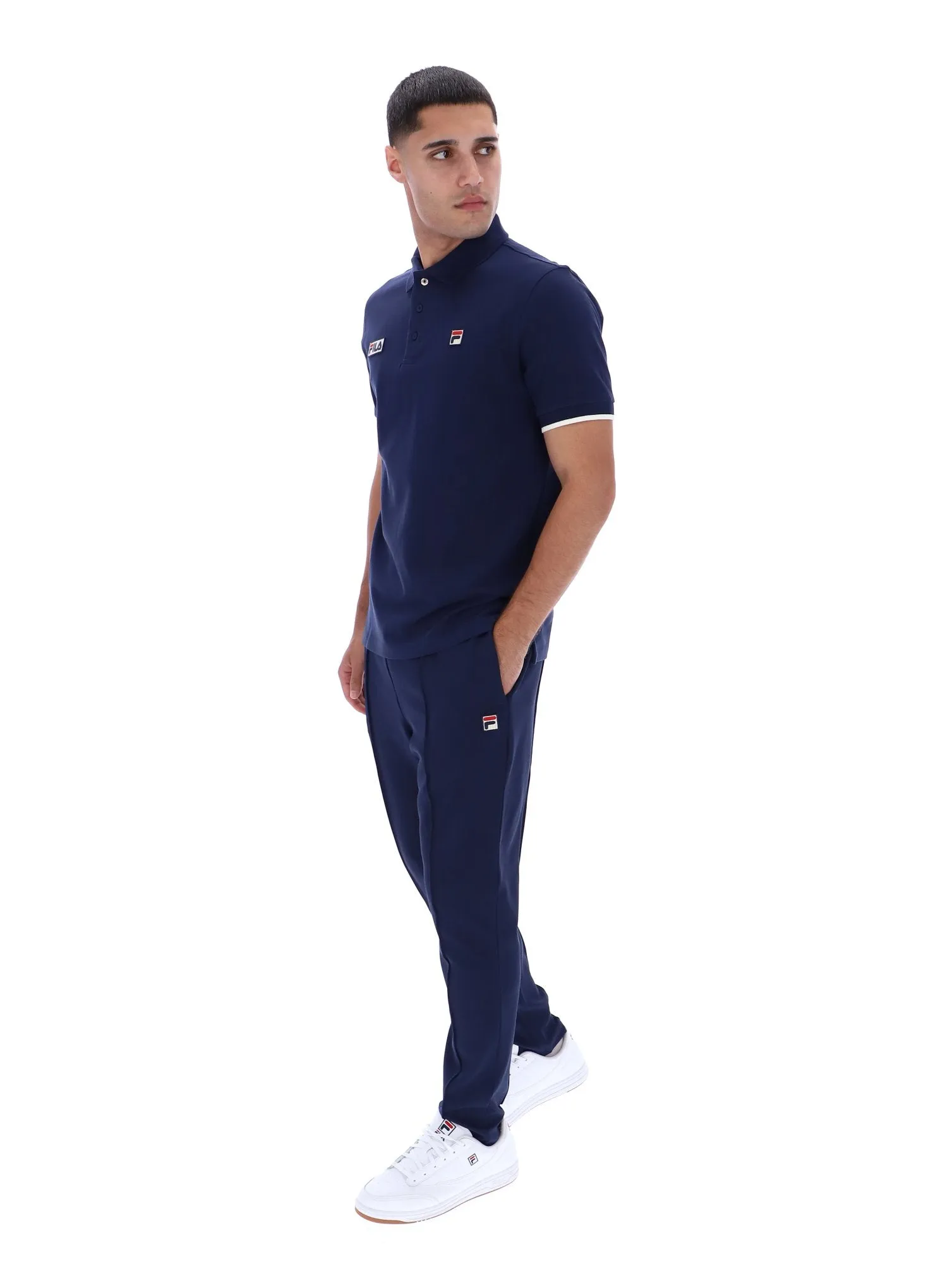 Outdoor Trend Look Pablo Three-Button Tipped Rib Polo Shirt