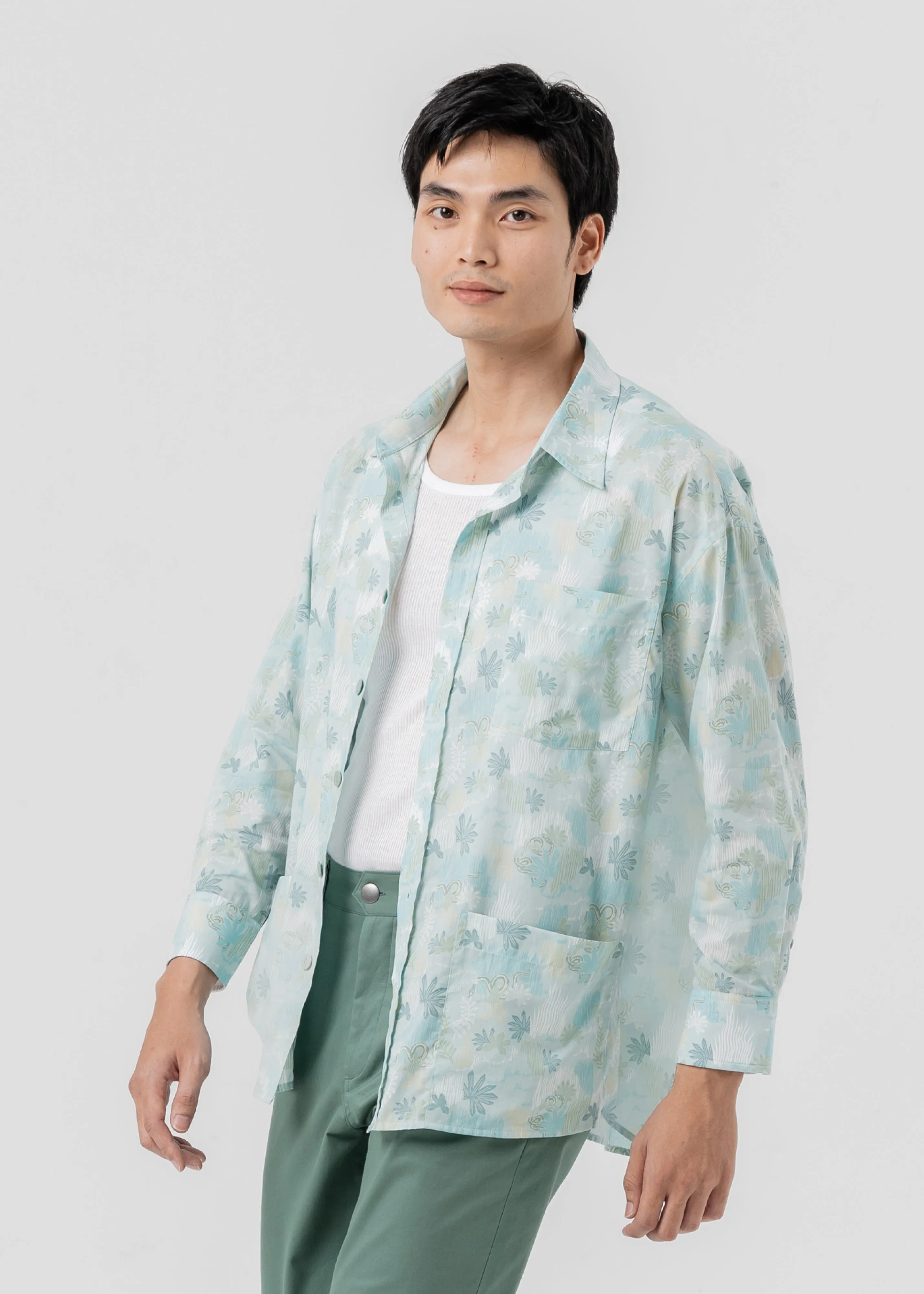 On-The-Go Style Gym Wear CETUS - SAGE SNAKE