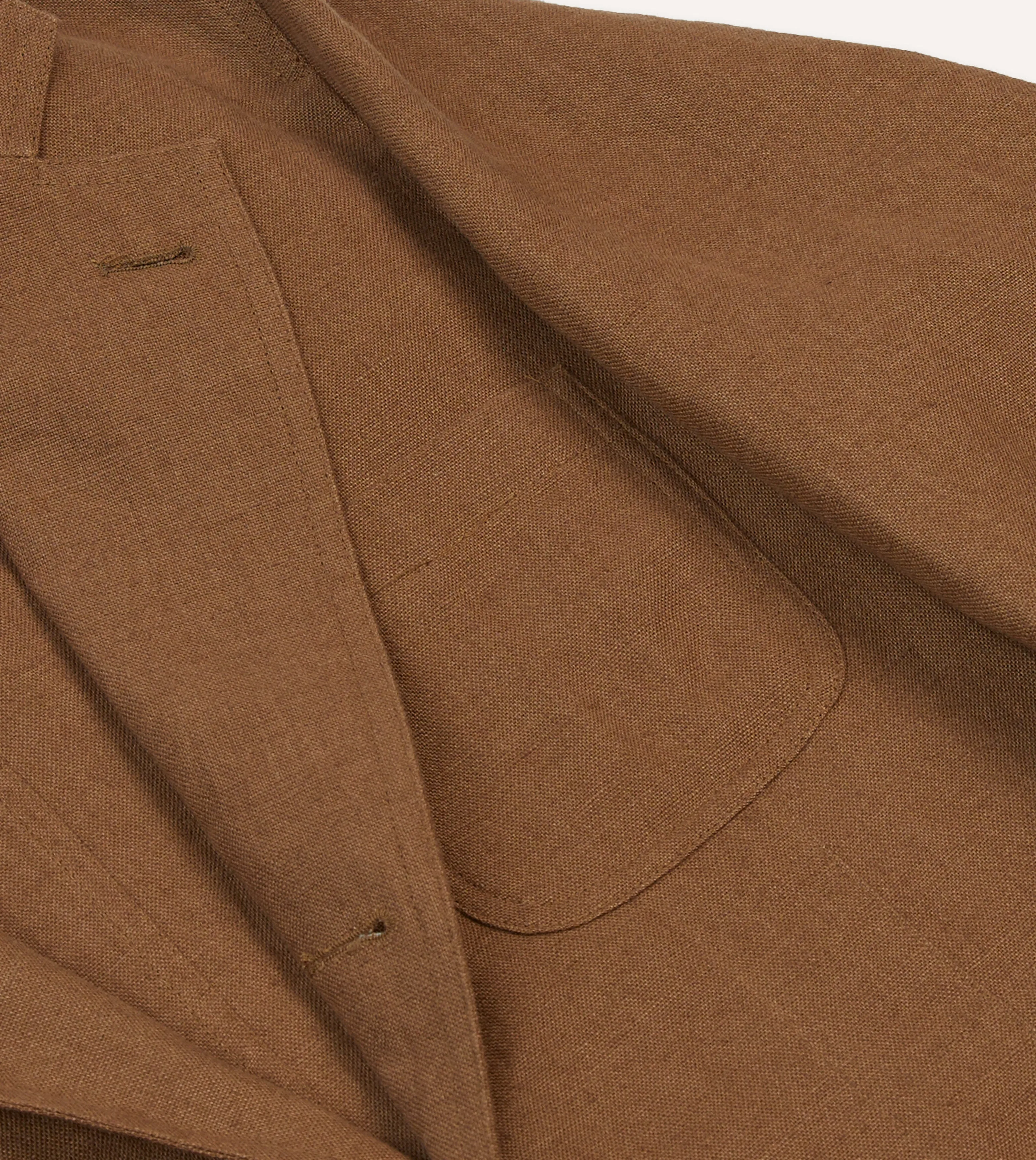 Stripe Look Tobacco Antique Linen Games Blazer Mk. I