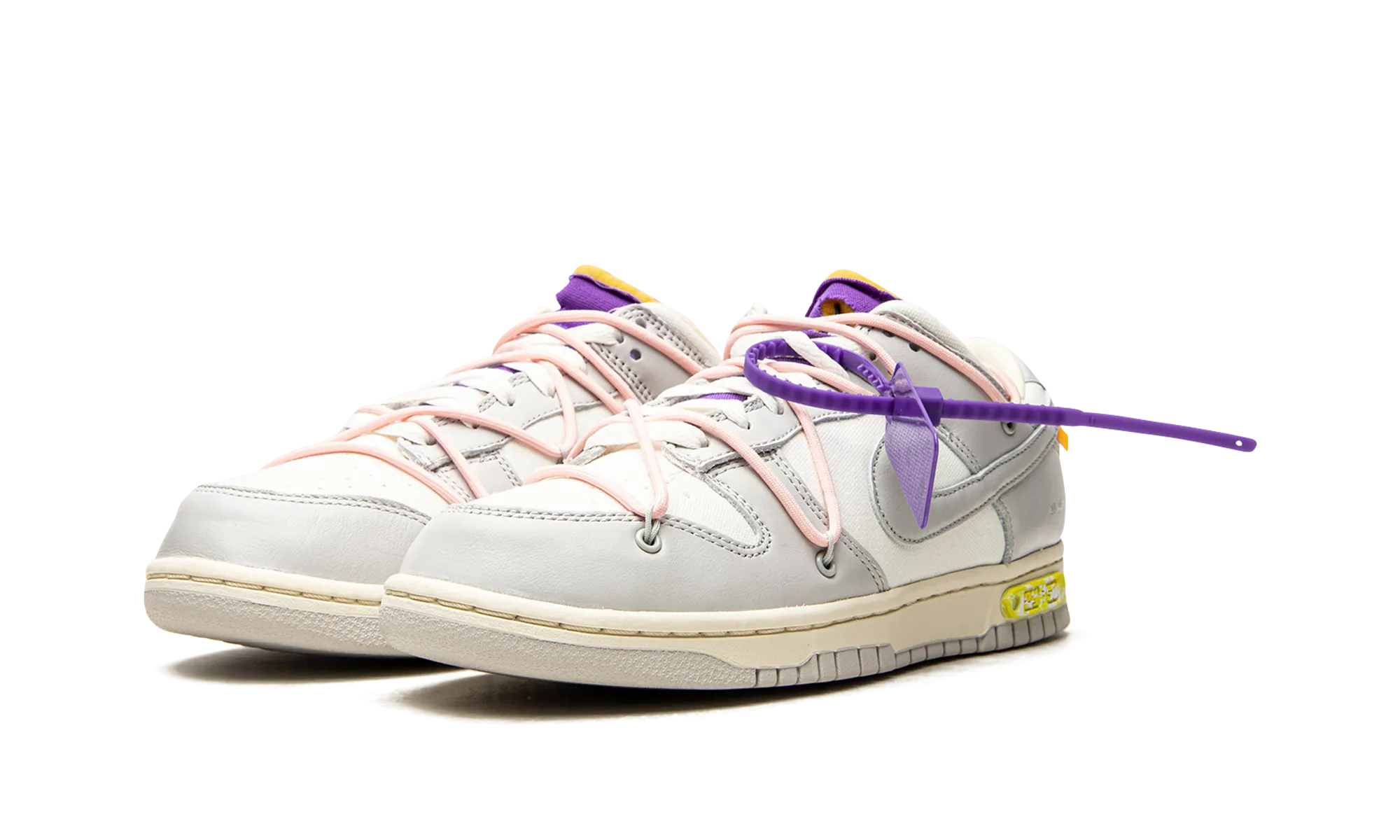 Dunk Low "Off-White - Lot 24" Lace   Up Gentle Step