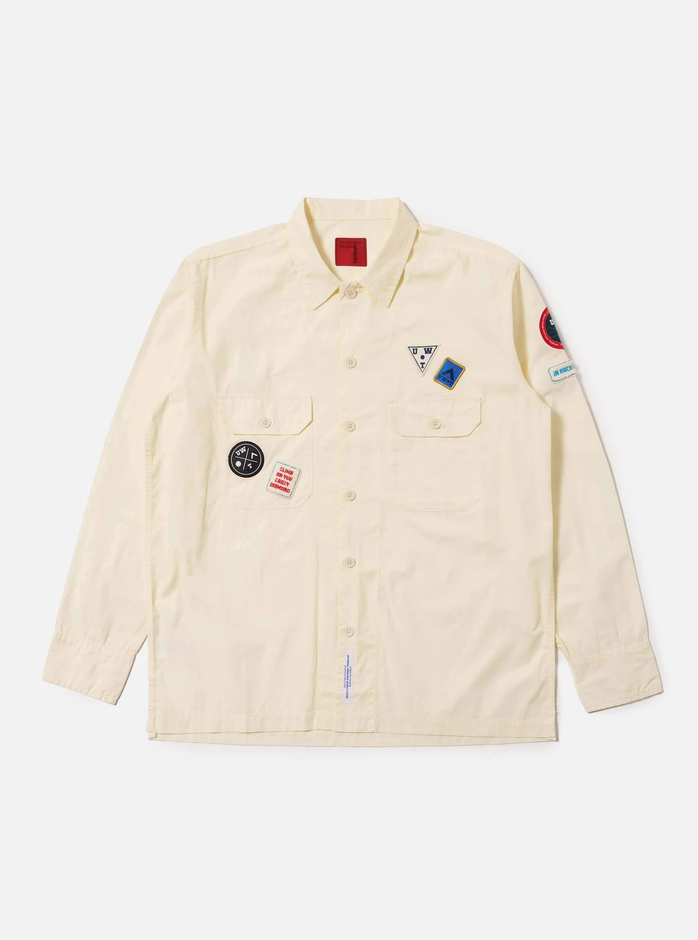 Simple Comfort Topologie x Universal Works Ecru Broadcloth Utility Shirt