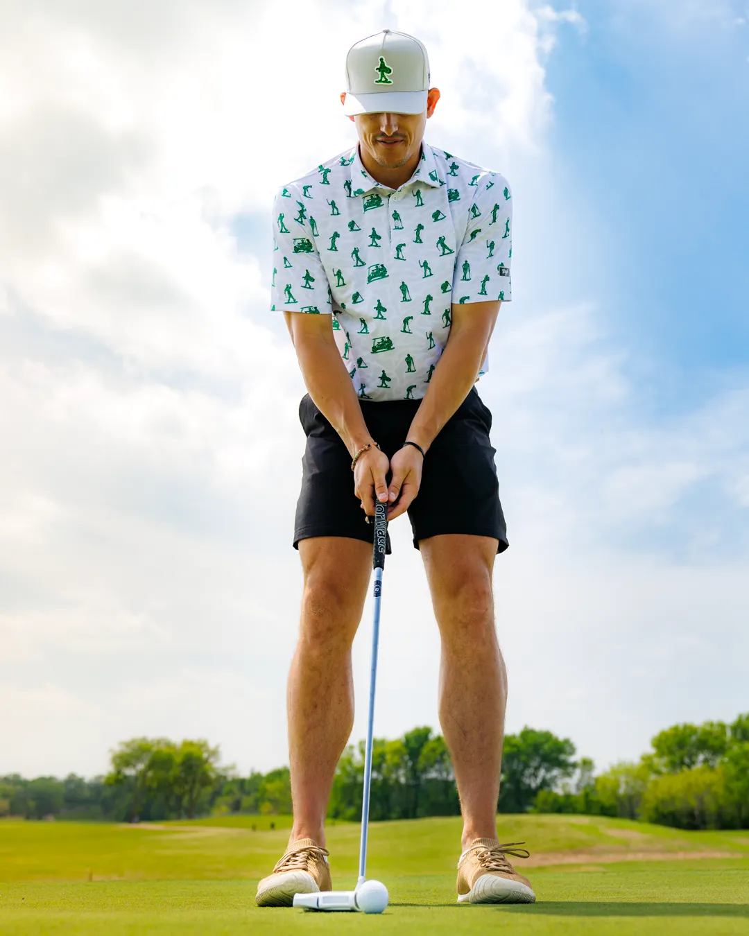 Toy Golfers Men's Polo birthday celebration