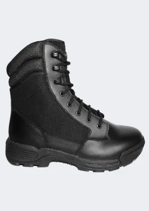 Rubberized Tread Mud Ground Tracerlite Men??s 8 Inch Leather Cordura Boots Side Zip