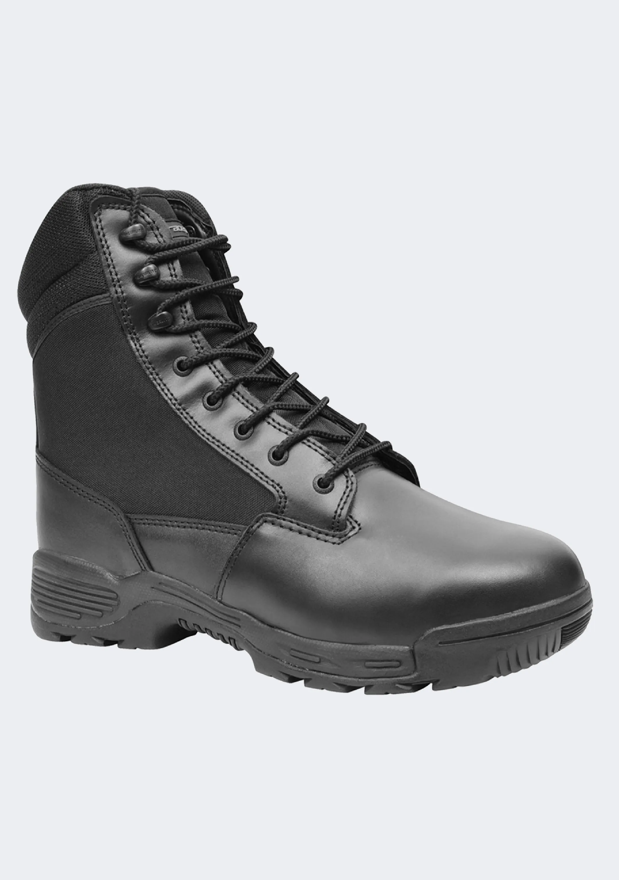 Tracerlite Men??s 8 Inch Leather Cordura Side Zip Boots Sand Shade Classic Fit