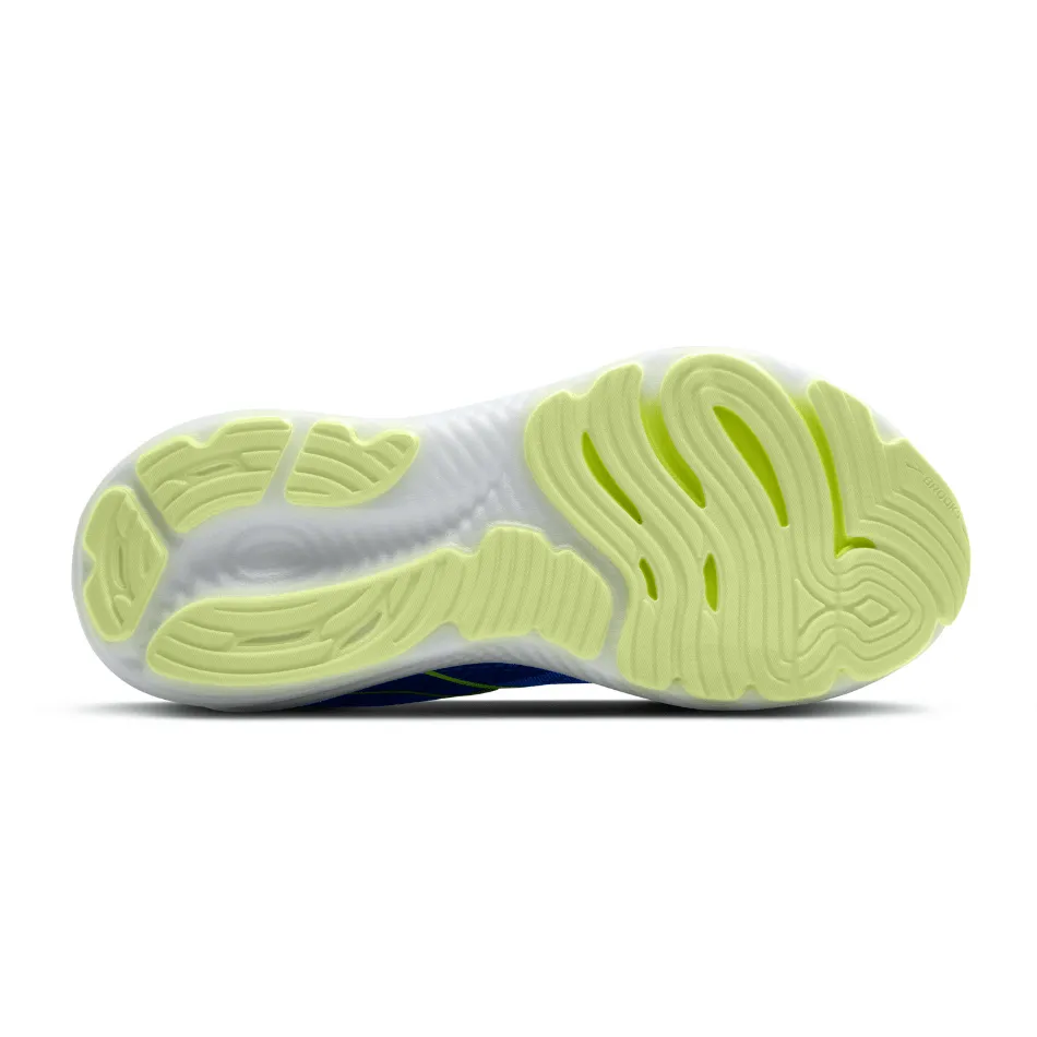 Brooks Men's Glycerin 22 Running Shoes in Black/Cobalt/Neo Yellow SS25 Midfoot Harness Design active shoes option