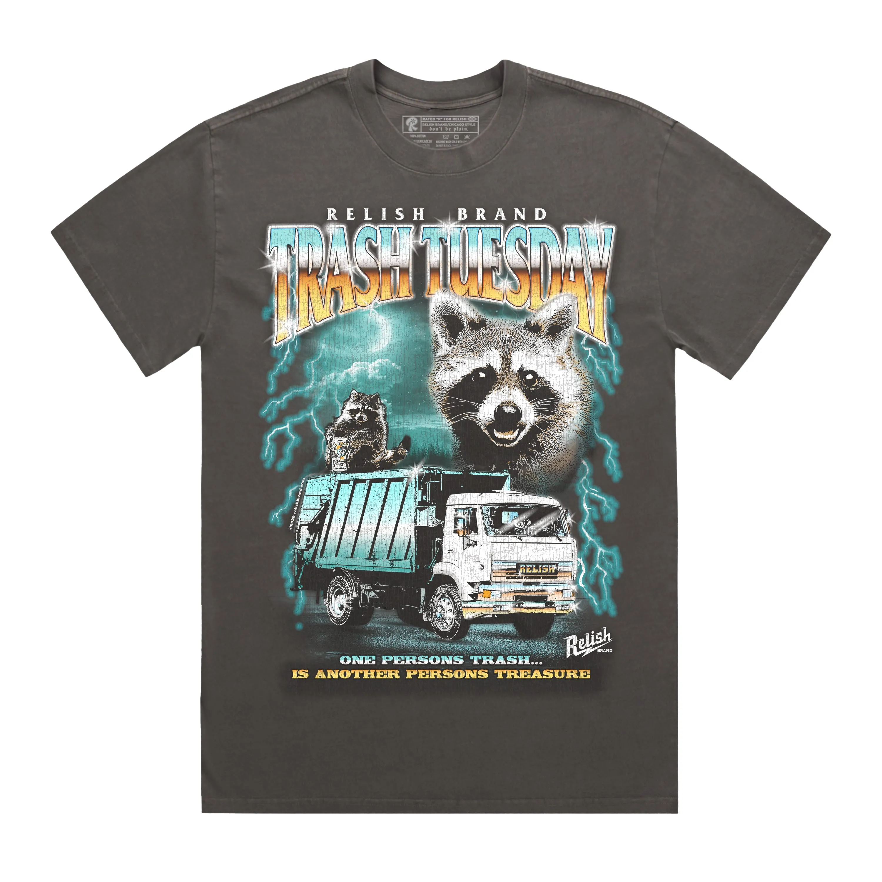 Leisure Wear High Quality Printing Trash Tuesday - Chicago style - Garment Dyed