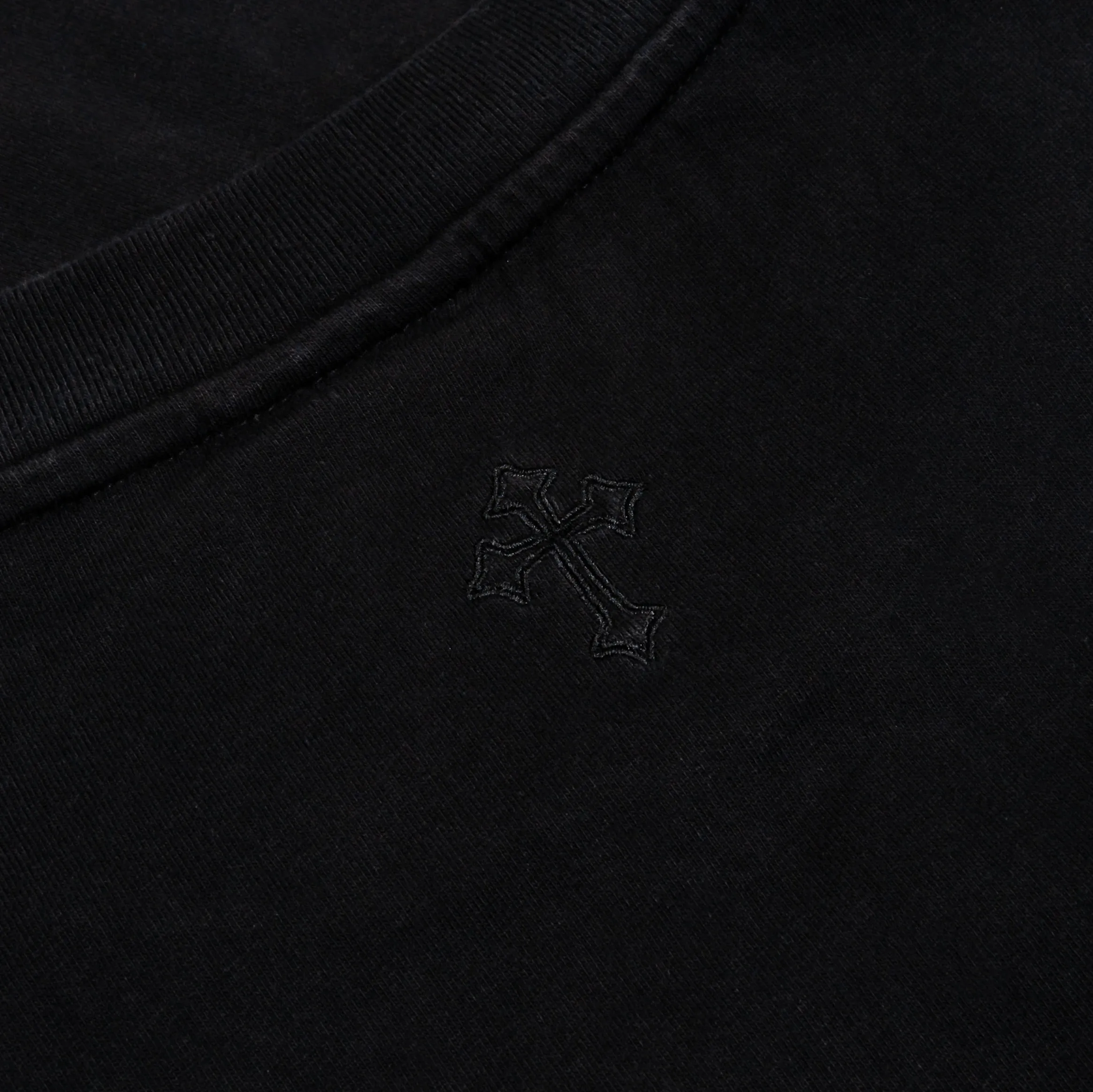 Future Cropped Mens Short Sleeve Shirt (Black) Natural Fiber Blend High-Quality Fabric