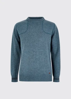 Fashion Footwear Work Safe Clarinbridge Men's Crew Neck Sweater - Indigo