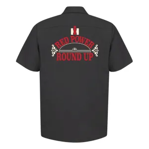 Work From Home IH Red Power Roundup Garage Shirt