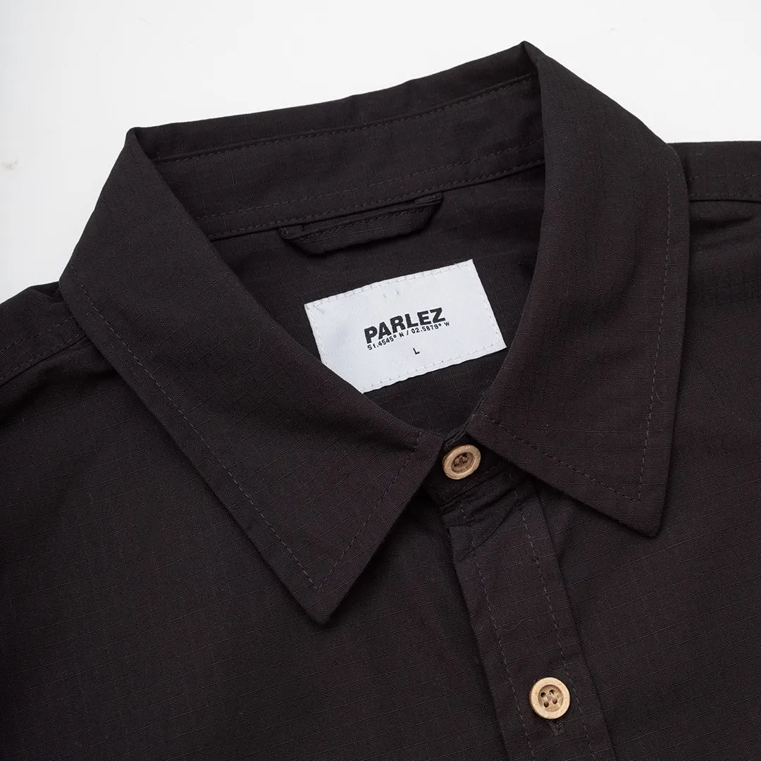 Breathable back panel Ample Shirt Black