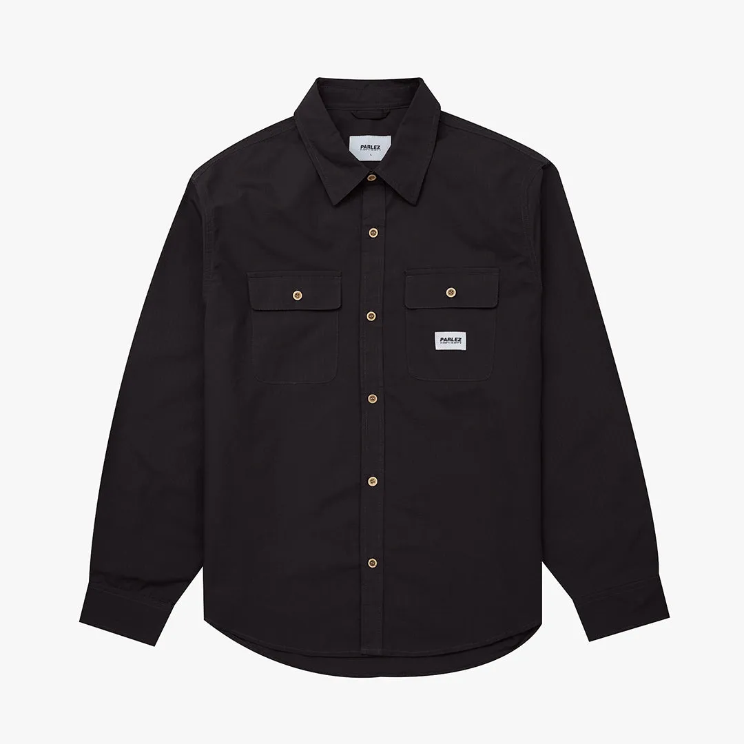 Ample Shirt Black Trendy Pattern