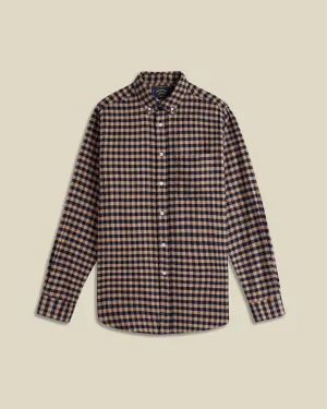 Polo Style Portuguese Flannel Rocca Shirt Brown