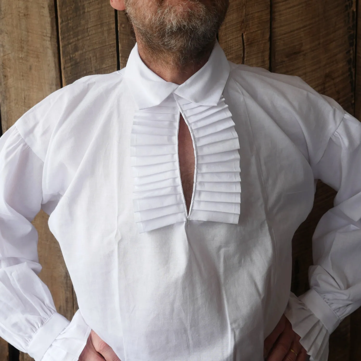 Graduation Attire 18th Century Shirt with Ruffles