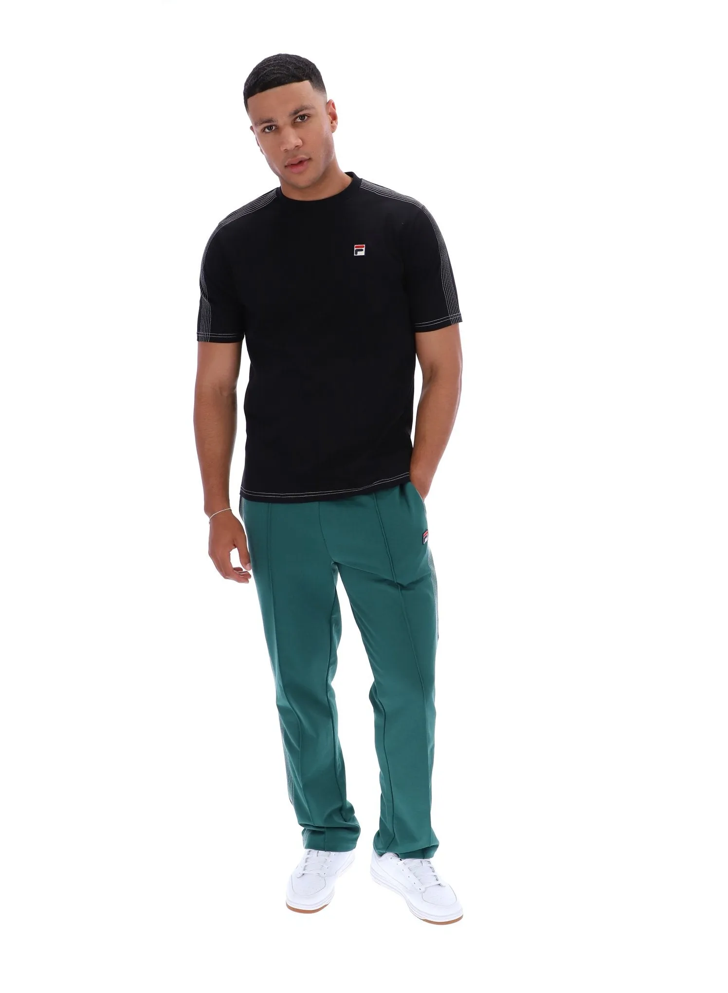 yoga clothing Trey Contrast Stitch Tee