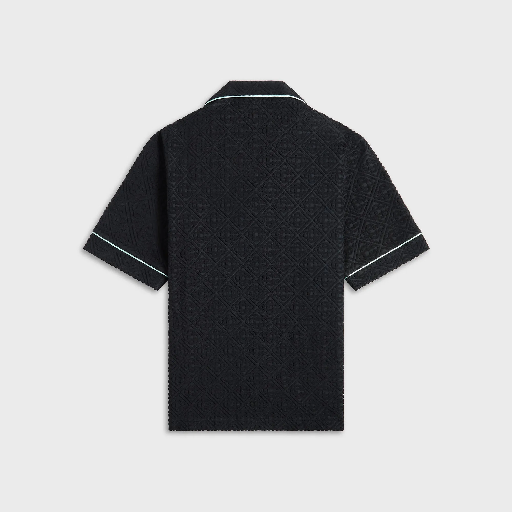 Outer Chill Piece Casablanca Towelling Monogram Shirt - Black