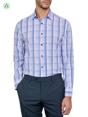 PLAID PERFORMANCE DRESS SHIRT BBQ Party Graphic Art