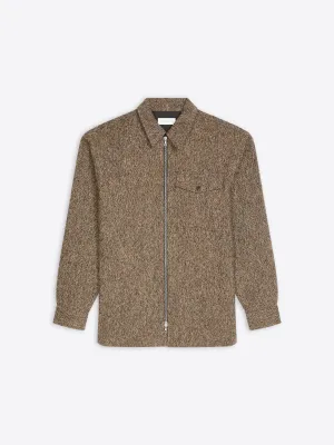 Essential Fit Tweed zipped shirt