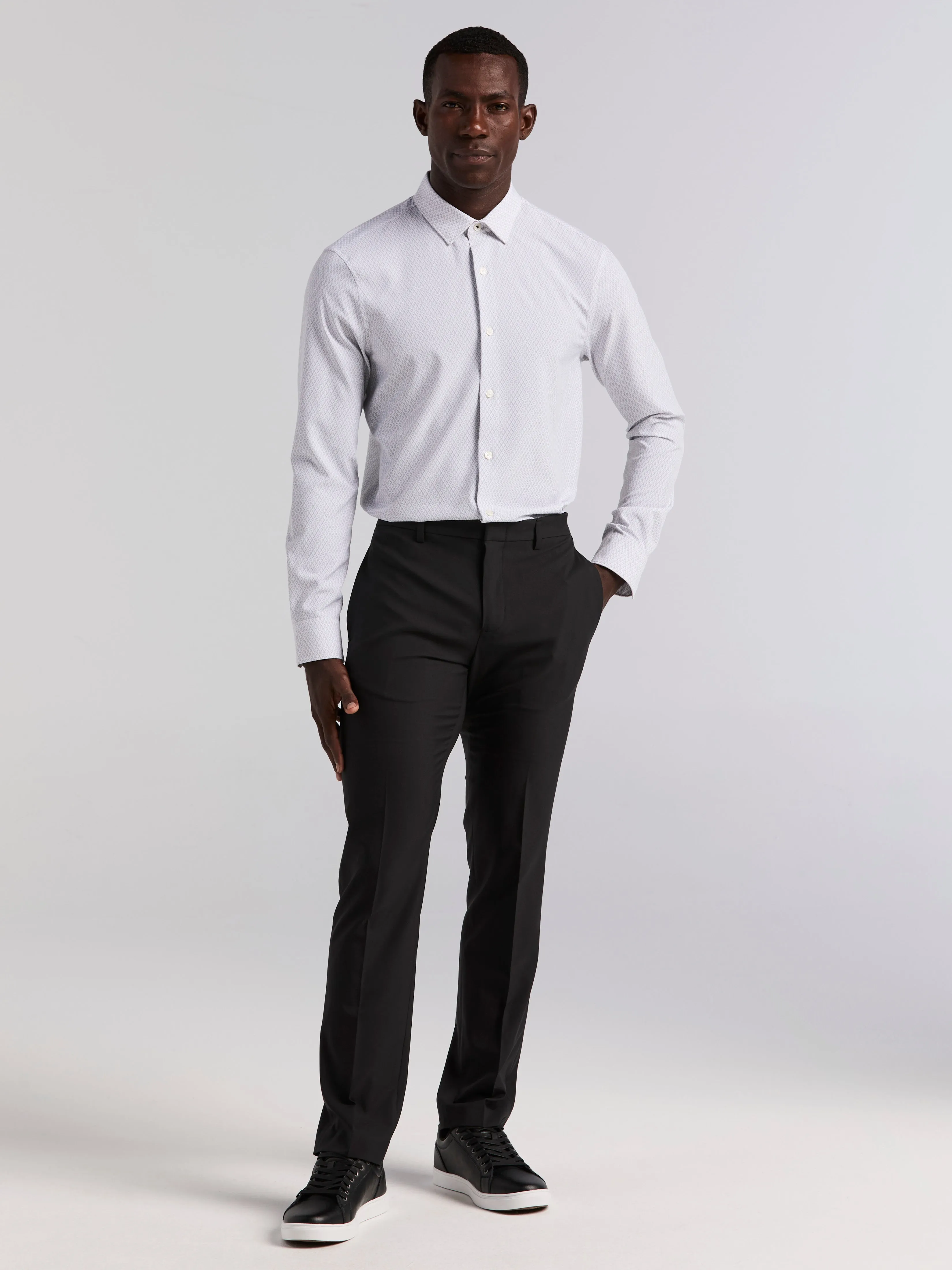 Casual Vibe Minimal Vibe Slim Fit Tech Portfolio Dress Pant