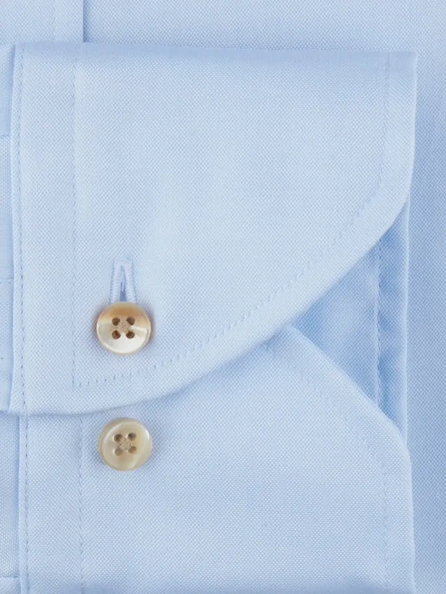 ID24338-Stenstroms Sky Blue Oxford Shirt Cooling Mesh Lining