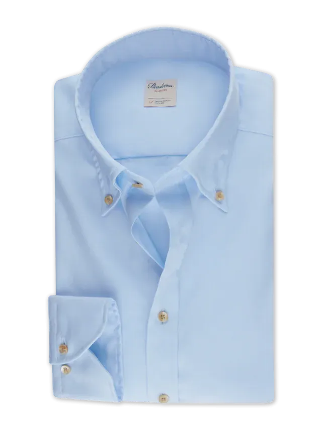 Wardrobe Must-Have ID24338-Stenstroms Sky Blue Oxford Shirt