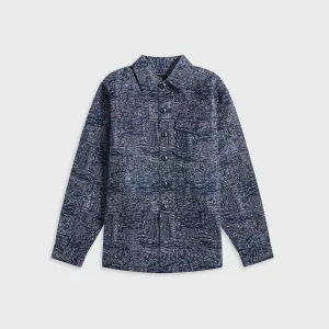 Heavy Duty Buckle Heat Retention Layer Maharishi Sashiko Indigo Utility Shirt - Indigo