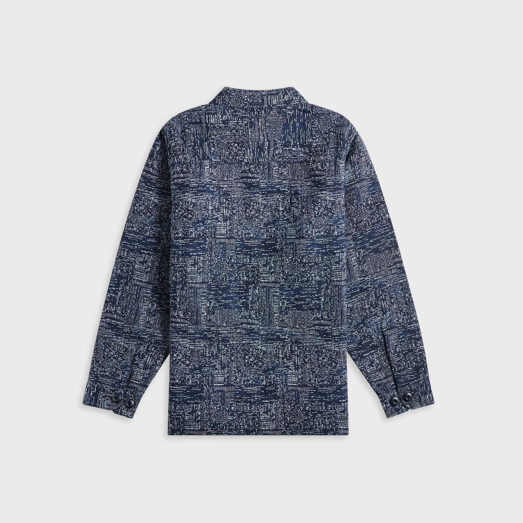 Comfort Fit Cut On The Go Maharishi Sashiko Indigo Utility Shirt - Indigo