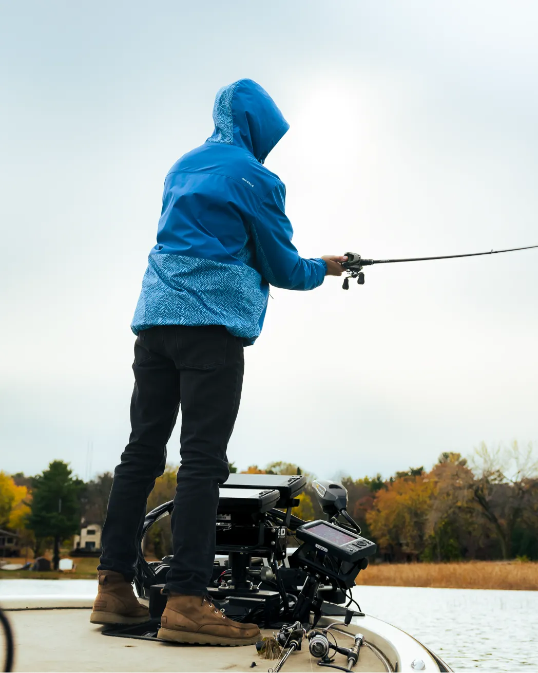 Downpour Albatross Anorak Jacket Single Buttons MultiPocket Configuration
