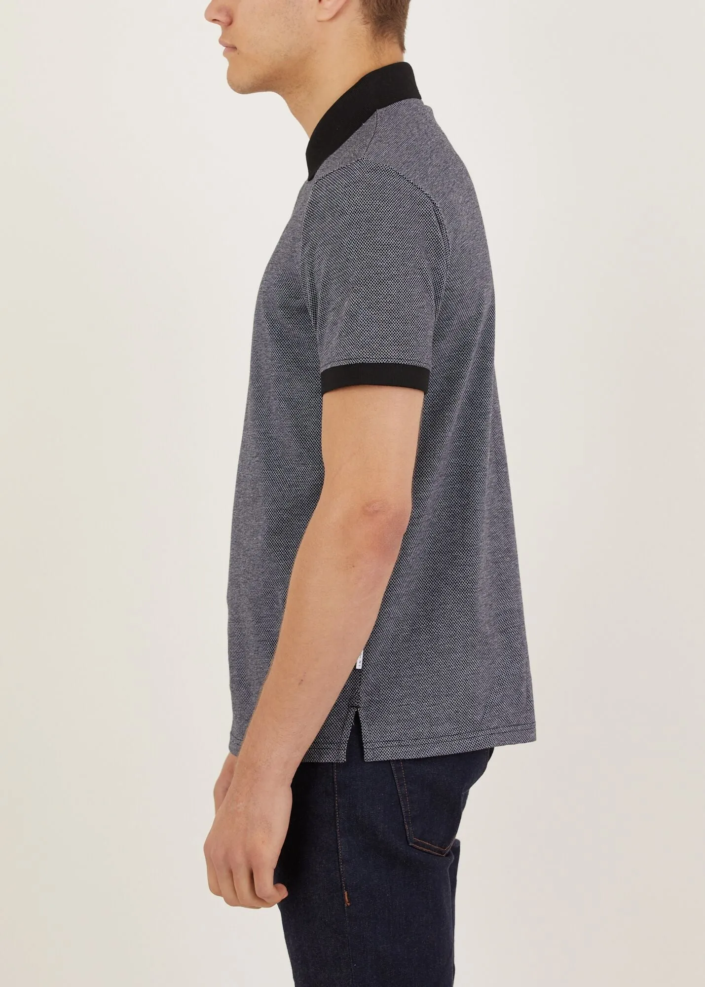 Light Fit QuickDry Technology Union Polo Shirt - Black