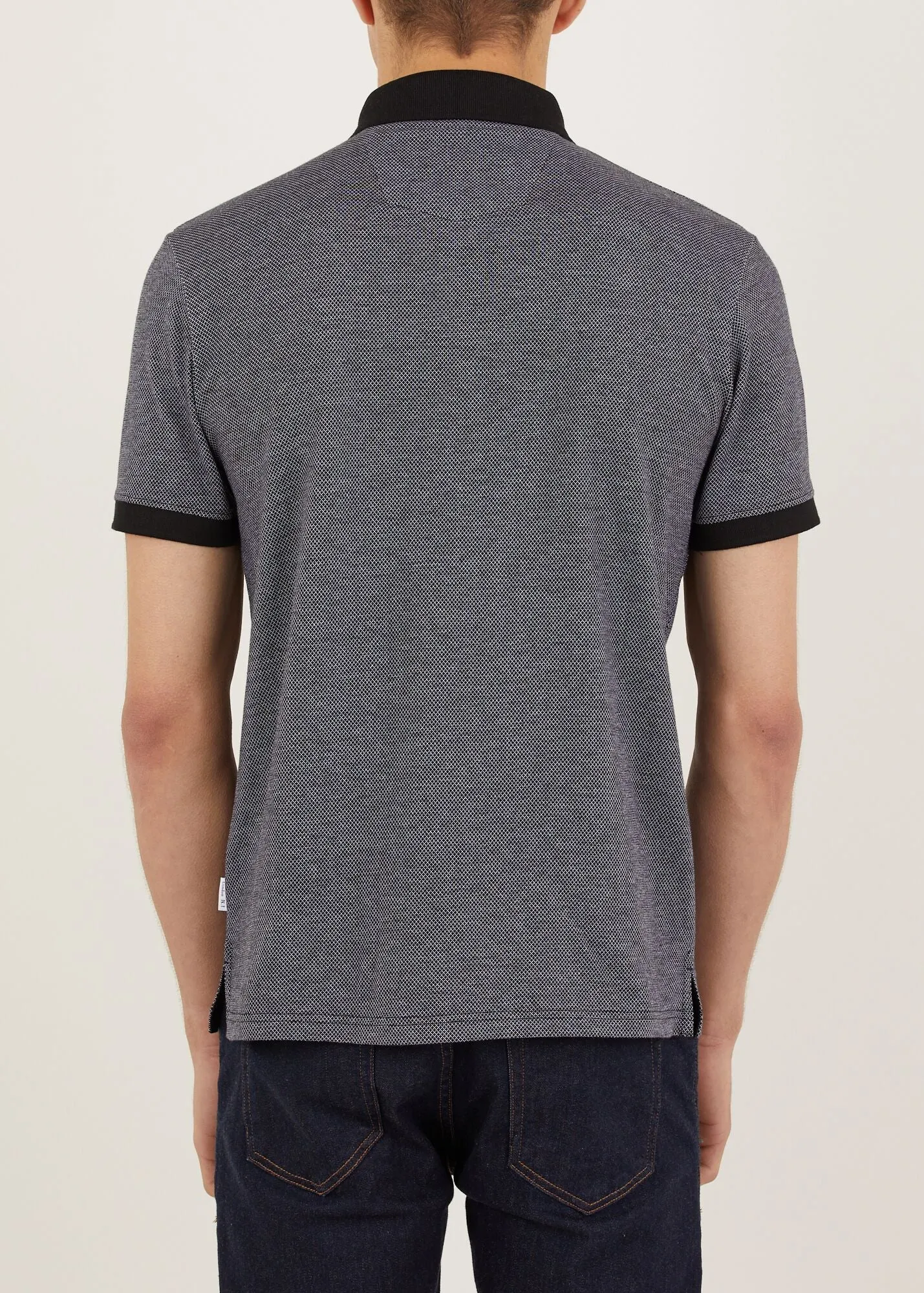 Union Polo Shirt - Black FlexibleCollar