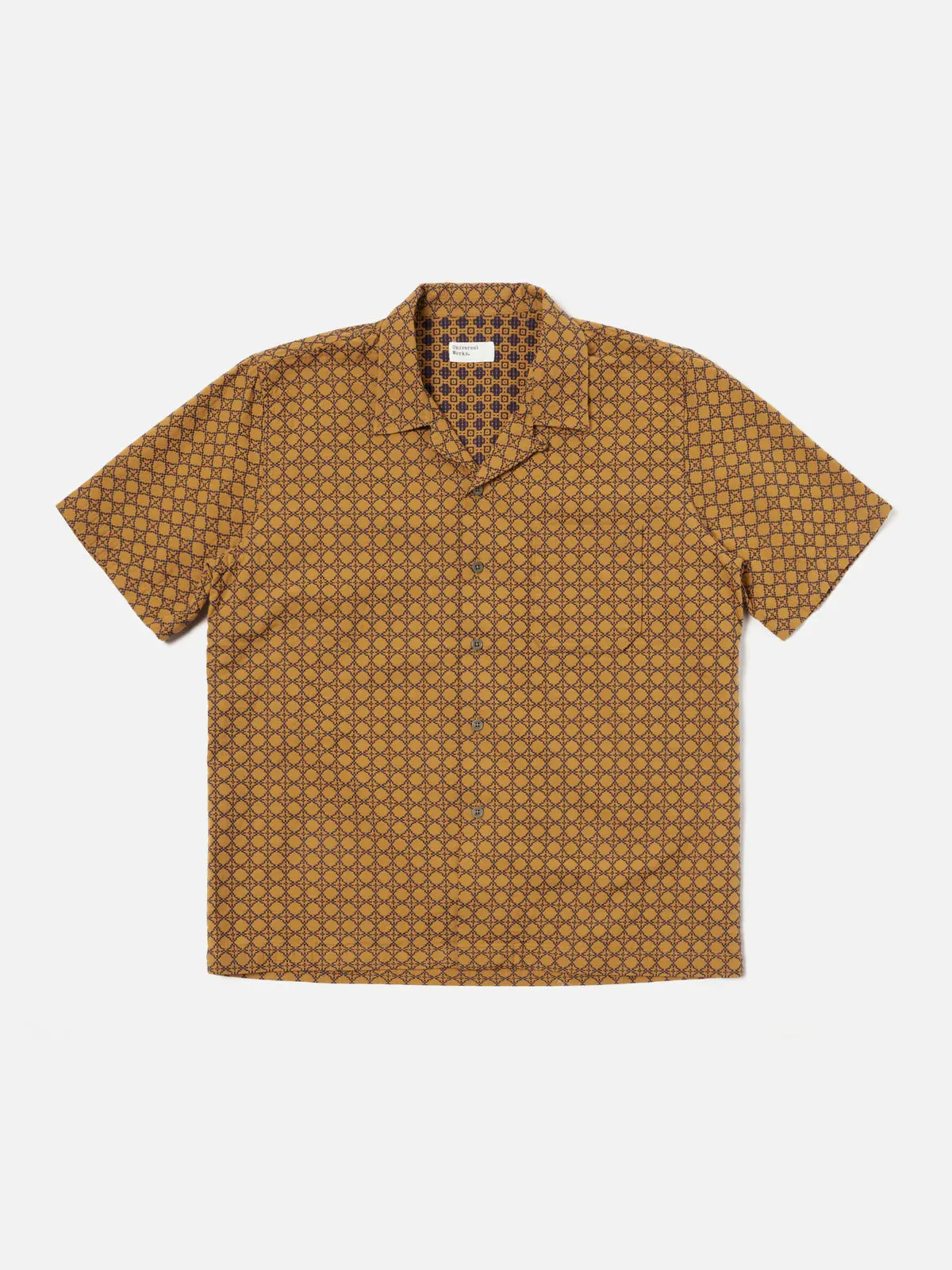 Weekend Outing Universal Works Road Shirt Gold / Navy