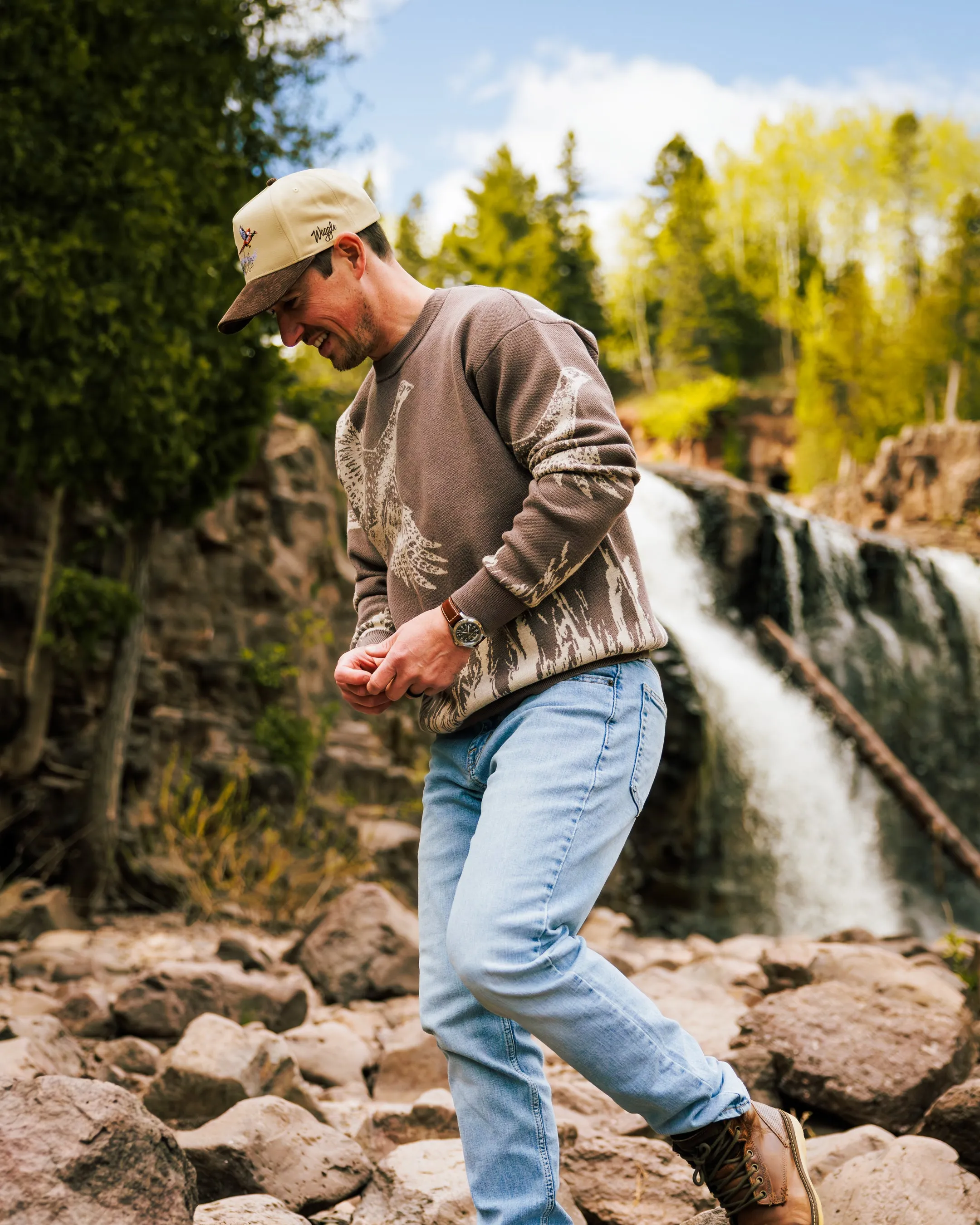 product dancing suitable rhythm goes with sneakers Upland Wildknit Crewneck Sweater