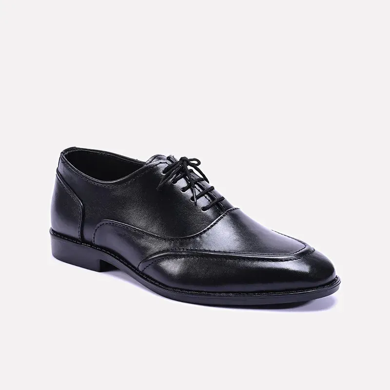 Luxurious design Stylish Finish Urban Black Oxford Shoes 0111083