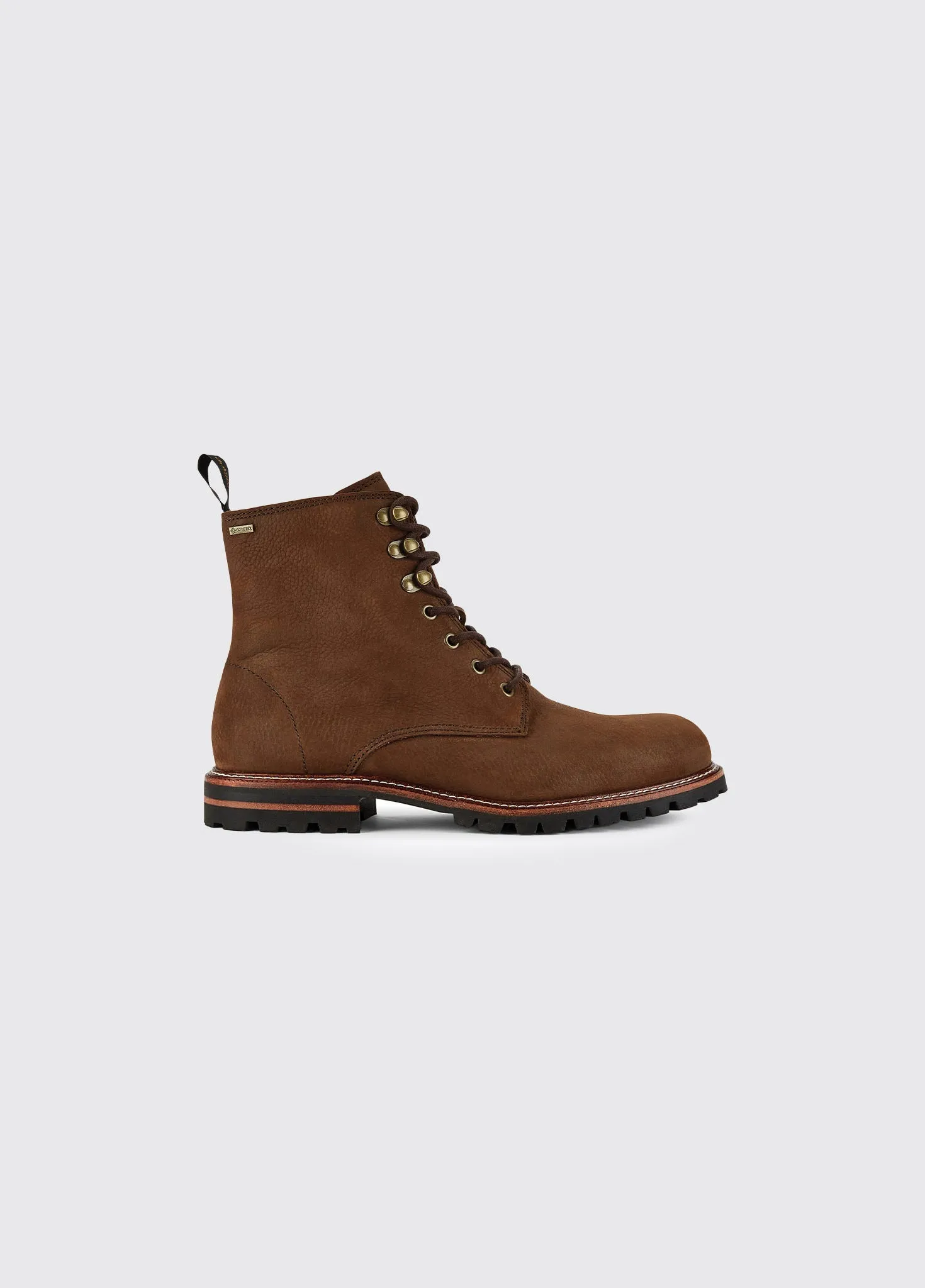 Low Profile Snowy Path Water Repellent Laois Mens Lace Up Ankle Boot - Walnut