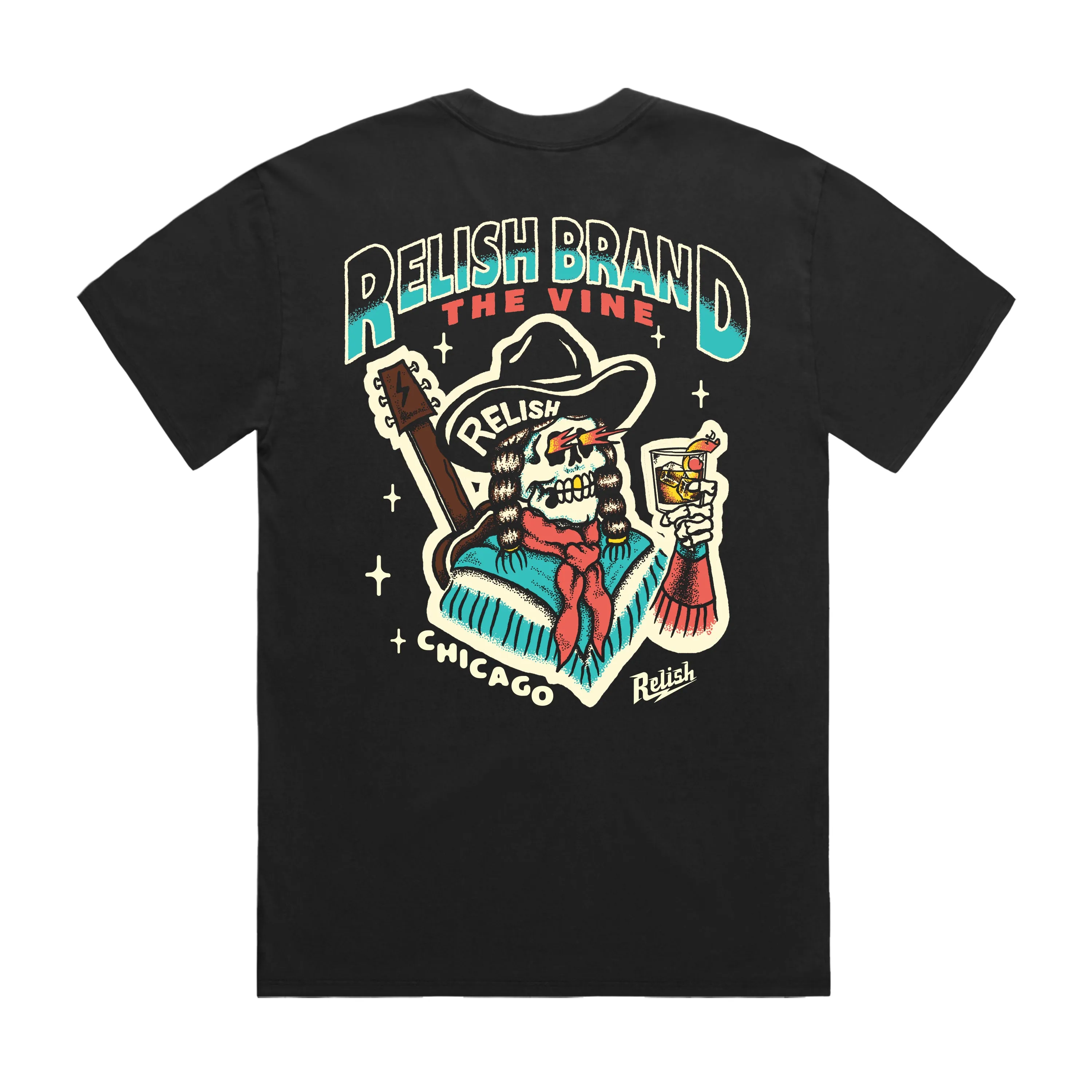 Pre Shrunk Cotton The Vine X Relish Brand - Old Fashioned Tee - Garment Dyed