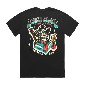 The Vine X Relish Brand - Old Fashioned Tee - Garment Dyed Fade Resistant Dye