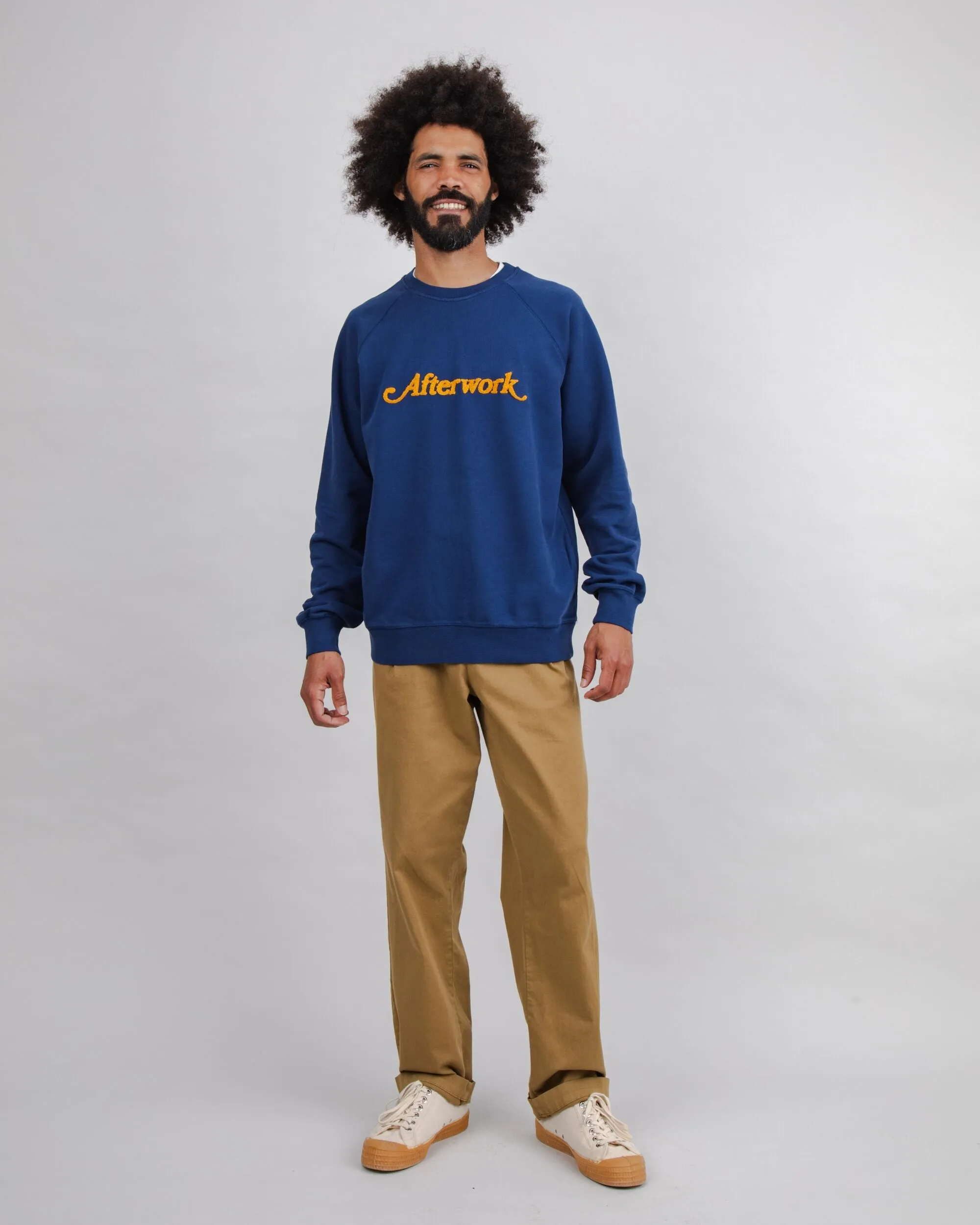 product office appropriateness product festival wearability Afterwork Sweatshirt Navy