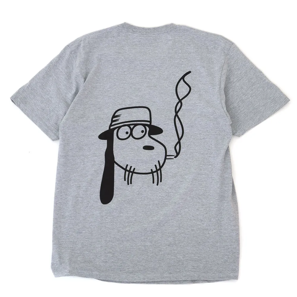 Sk8 Fucks S/S T-Shirt (Heather Grey) (S) contrast right size