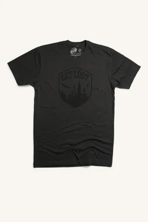 Casual Layer Wear color blocking Get Lost Crest T-shirt (Mens)