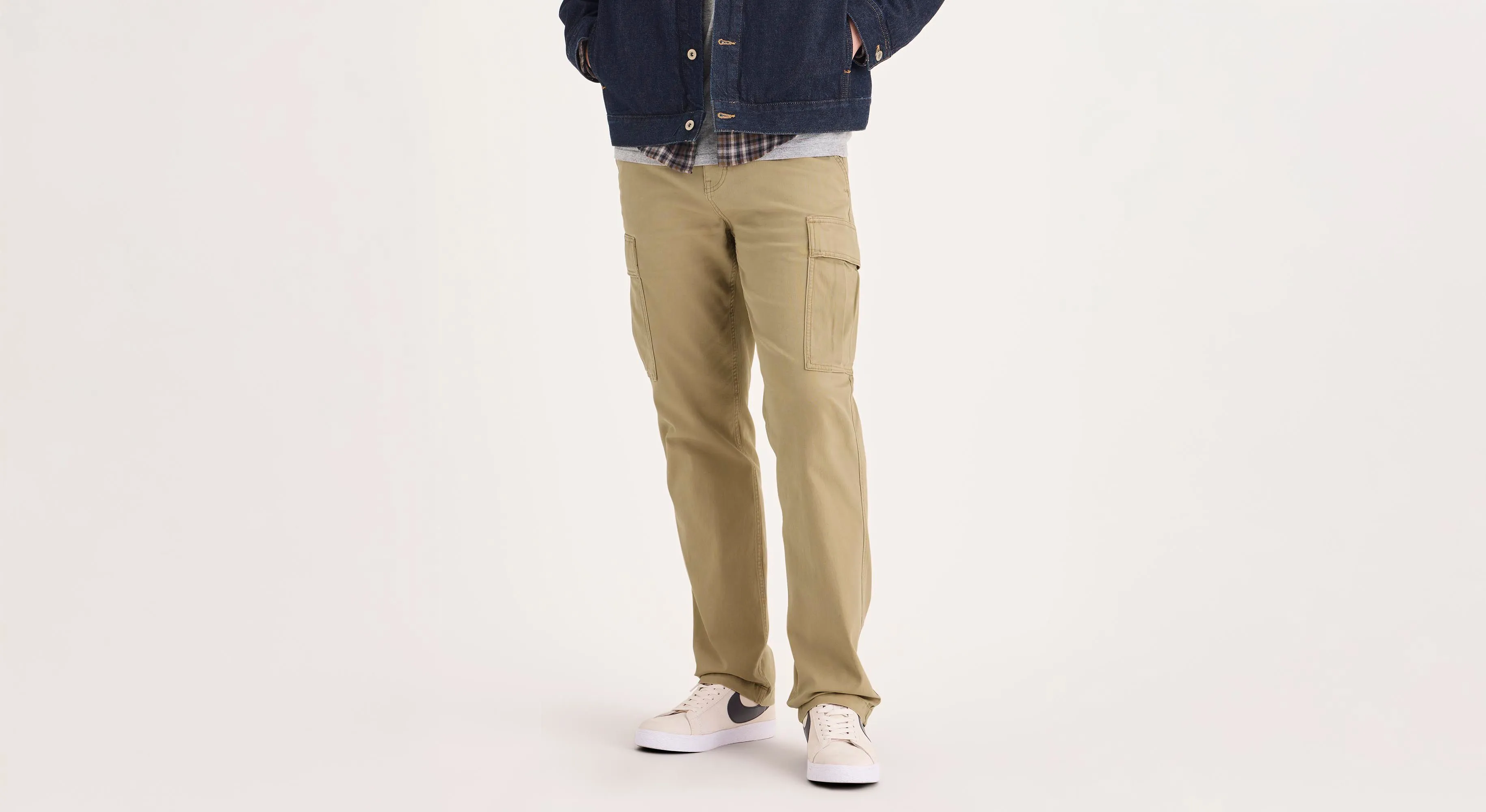 Utility Cargo Pant, Straight Fit Flexible Waist Relaxed Wear