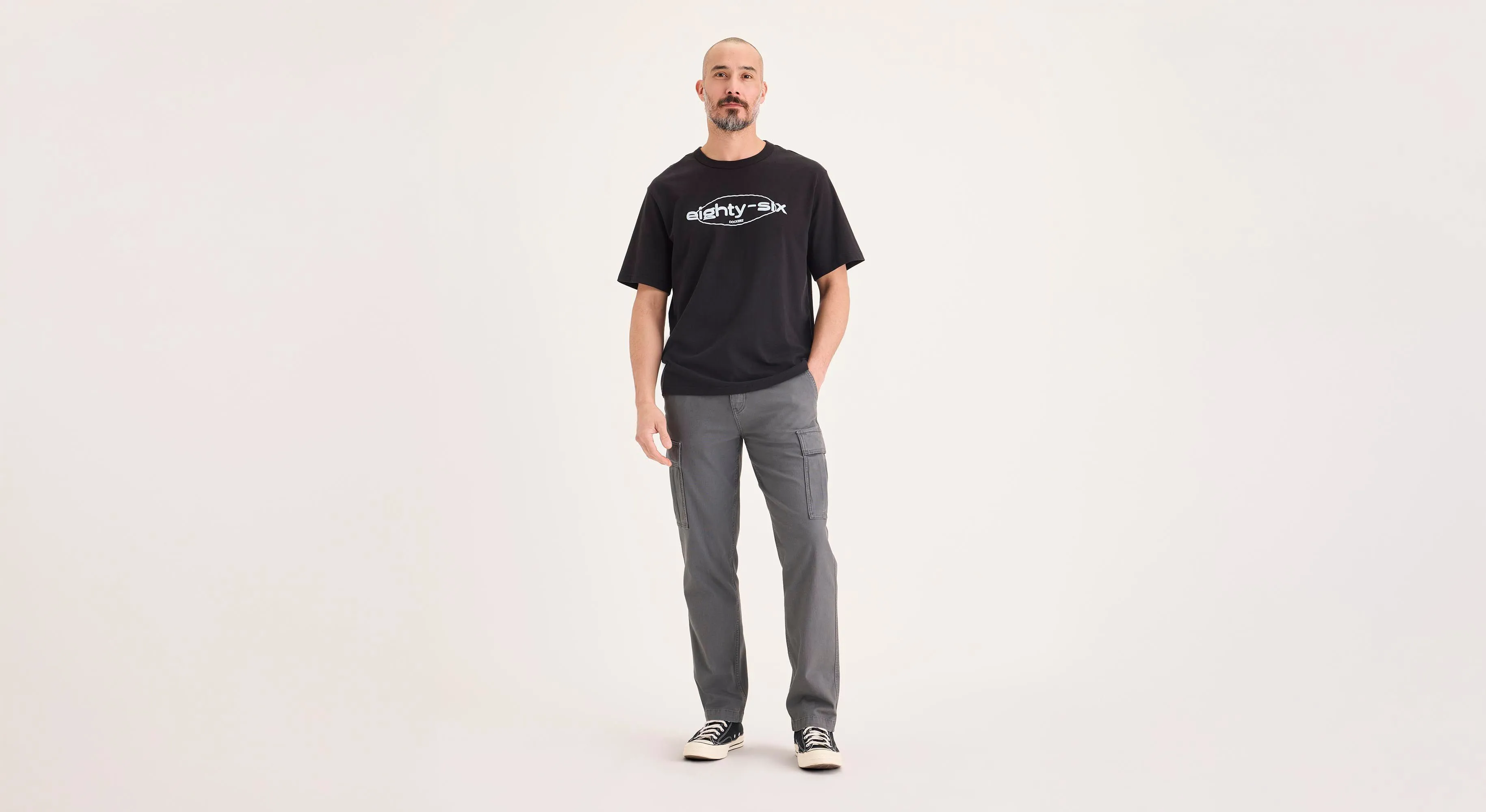 Modular Pocket System AdjustableDrawstring Utility Cargo Pant, Straight Fit