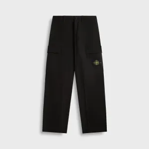 Full Coverage Flexible Look Stone Island Trousers - Black