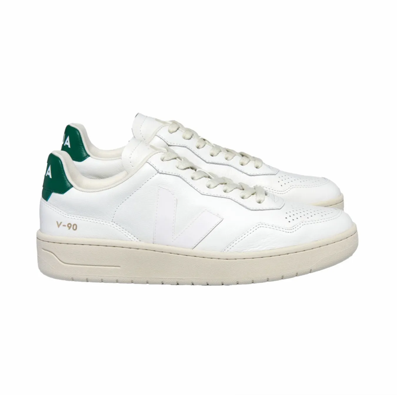 V-90 Leather Trainer - Extra White Golf Anti Slip Outsole