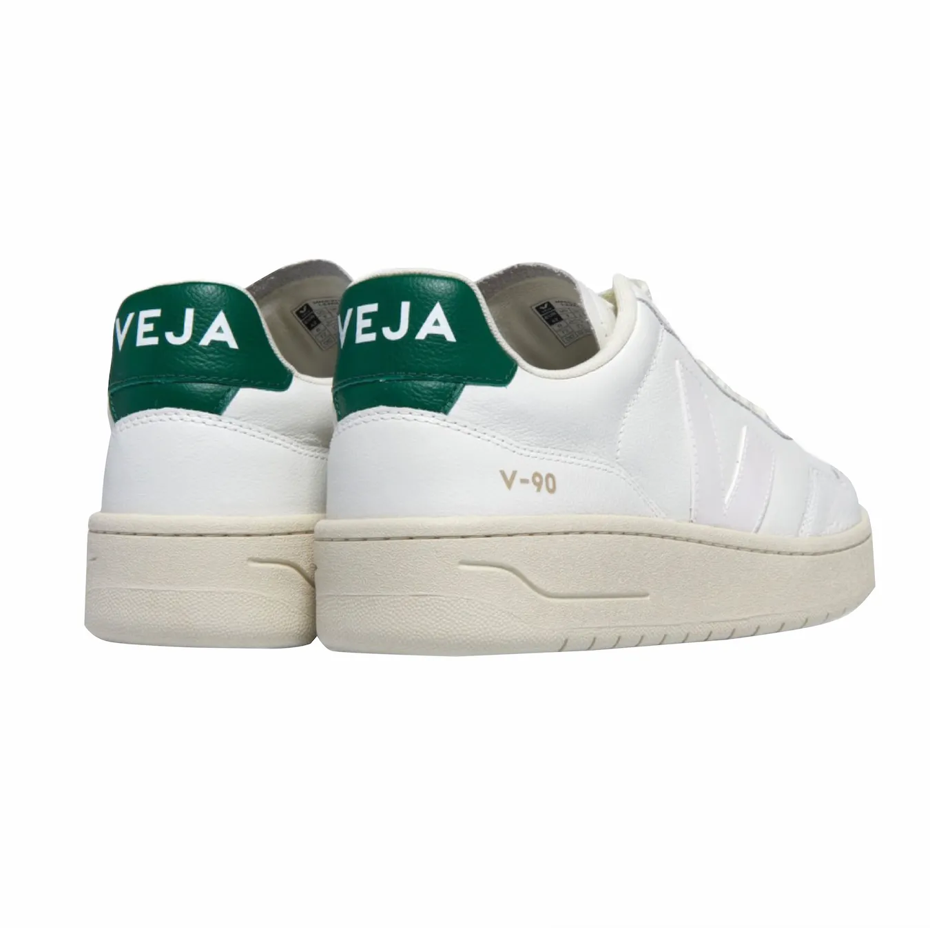 V-90 Leather Trainer - Extra White Golf Quick Dry Fabric Technology