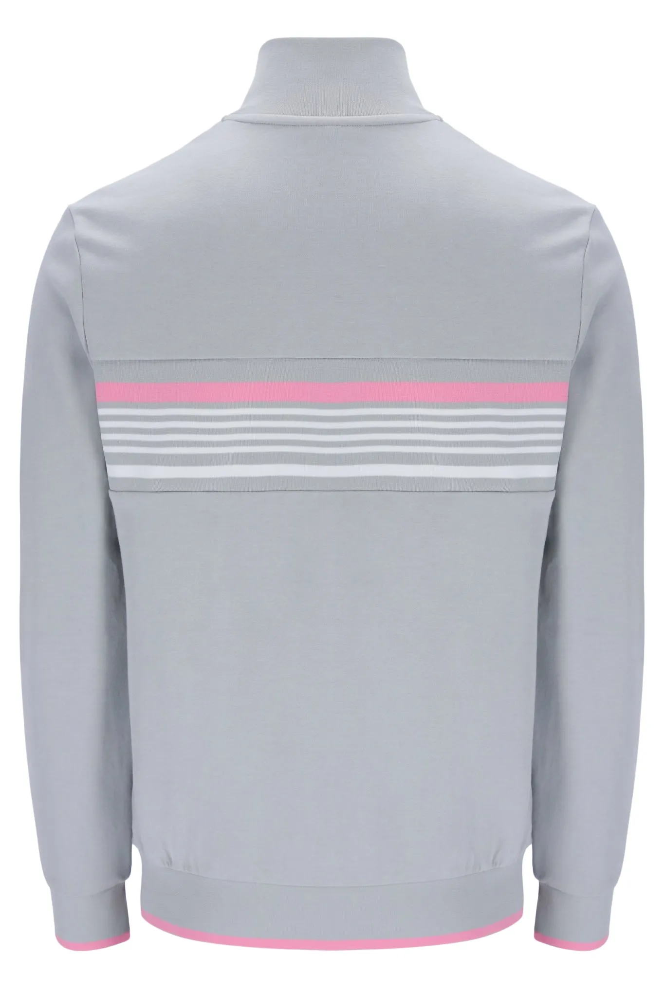 Brand Name Modern Active Vasco Cut And Sew Jacquard Track Jacket