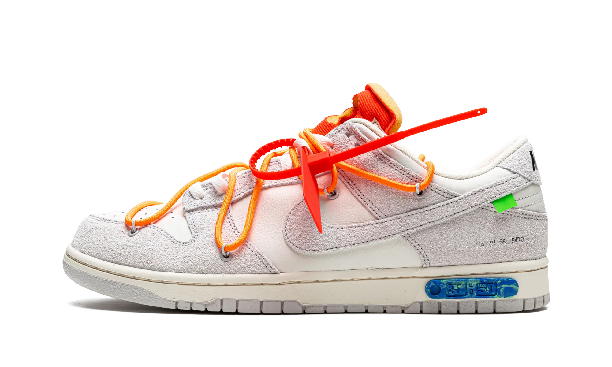Multi Directional Tread Skate Gear Ready DUNK LOW OFF-WHITE "Off-White - Lot 31"